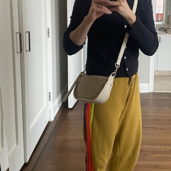 Aimee Kestenberg Gold Accent Woven Shoulder Bag - Picture 9 of 9